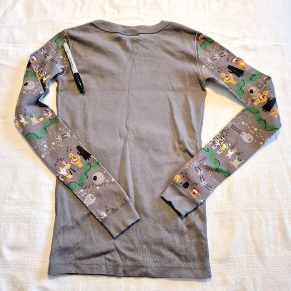 Hanna Andersson boys size 150 or 12 Star Wars pajama top vguc - Picture 3 of 4